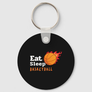 Eat Sleep Basketball Sleutelhanger