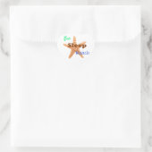 Eat Sleep Beach - Heart Sticker (Tas)