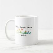 Eat Sleep Beach Repeat Summer Tropical Vacation Be Koffiemok (Links)