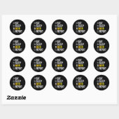 Eat Sleep Beer Herhalen Ronde Sticker (Vel)