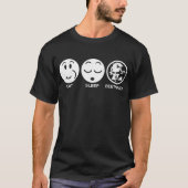 Eat Sleep Beethoven T-shirt (Voorkant)