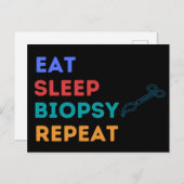 EAT SLEEP BIOPSY REPEAT - BIOPSY BRIEFKAART (Voorkant / Achterkant)