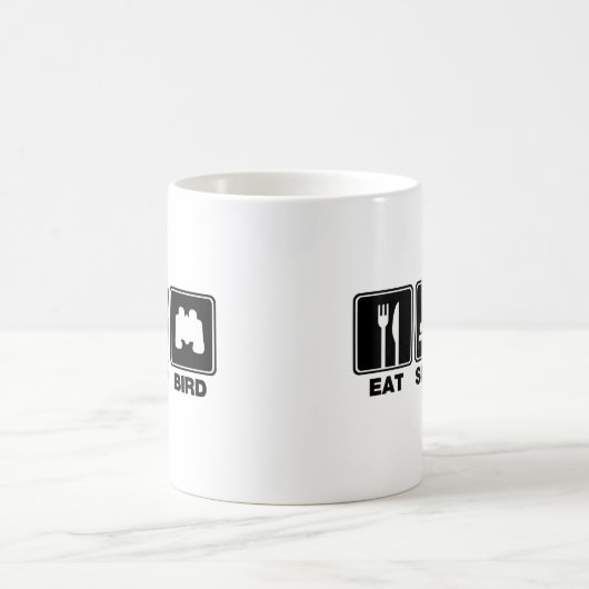 Eat Sleep Bird (bins) Koffiemok (Center)