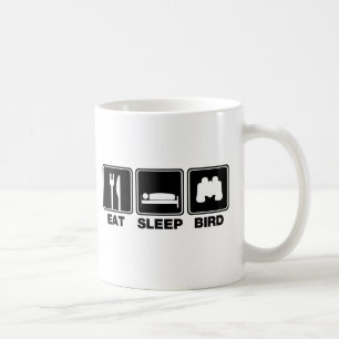 Eat Sleep Bird (bins) Koffiemok