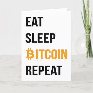 Eat Sleep Bitcoin Herhalen Aankondiging