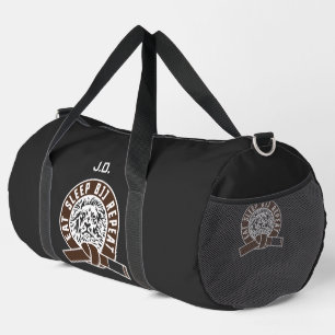 Eat Sleep BJJ Herhaal - Bruine riem "" Plunjezak