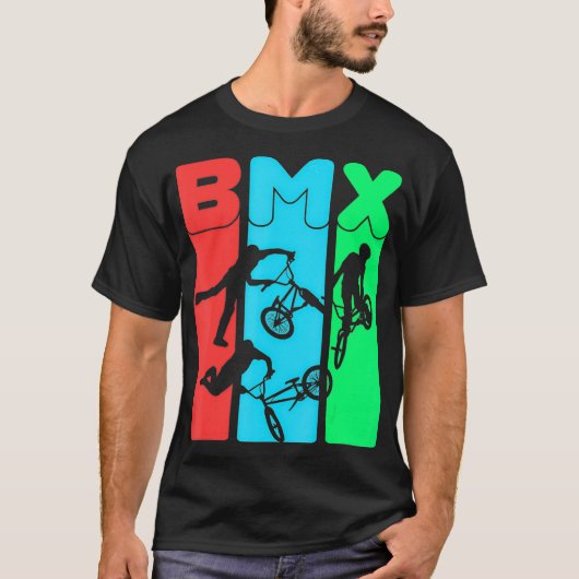 Eat Sleep BMX Herhaal fiets Funny Gift Motocross T-shirt (Voorkant)