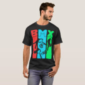 Eat Sleep BMX Herhaal fiets Funny Gift Motocross T-shirt (Voorkant volledig)