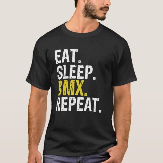 Eat Sleep BMX Reputopening T-shirt (Voorkant)