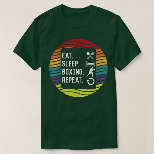 Eat Sleep Boing Herhalen T-shirt (Design voorkant)