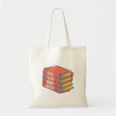 Eat Sleep Books Herhalen Tote Bag (Voorkant)