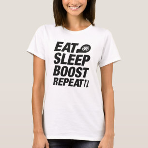 Eat Sleep Boost Herhalen T-shirt