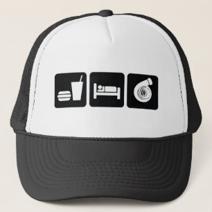 Eat Sleep Boost Trucker Pet