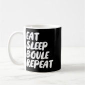 Eat Sleep Boule Repeat Saying Funny Petanque Boule Koffiemok (Links)