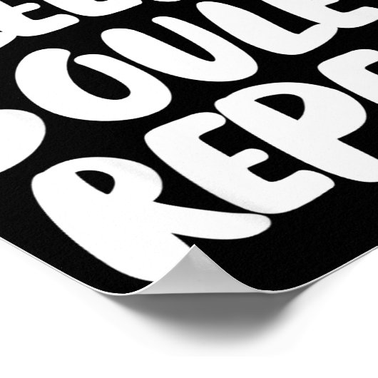 Eat Sleep Boule Repeat Saying Funny Petanque Boule Poster (Hoek)