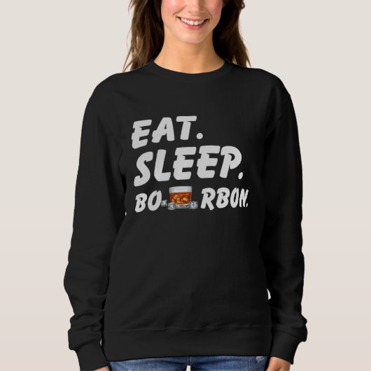 Eat Sleep Bourbon Trui (Voorkant)