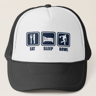 Eat Sleep Bowling Herhalen Trucker Pet