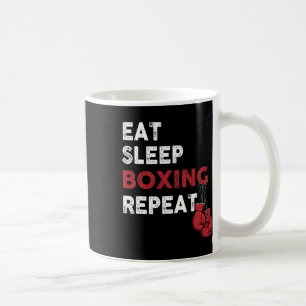 Eat Sleep Box - Boksen minnaar Gym Boxer Kickbokse Koffiemok