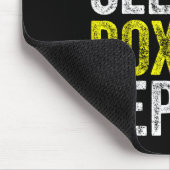 Eat Sleep Boxer Herhaal Boxer Fighter Wor Muismat (Hoek)