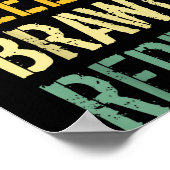 Eat Sleep Brawl Repeat Stars Funny Video Gamer Gam Poster (Hoek)