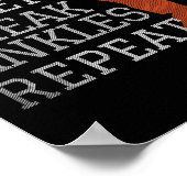 Eat Sleep Break Ankles Herhaal door sketchbull ple Poster (Hoek)