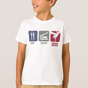 Eat Sleep Breakdans - Meisje T-shirt