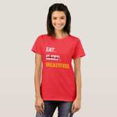 Eat Sleep Breastfeed T-shirt (Voorkant volledig)