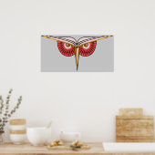 Eat Sleep Breathe Boothe Owl Print (Keuken)