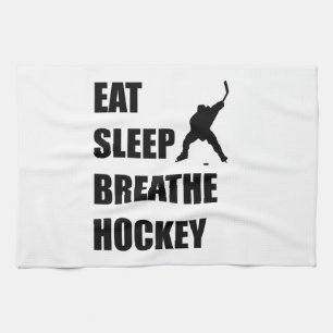 Eat Sleep Breathe Hockey Theedoek