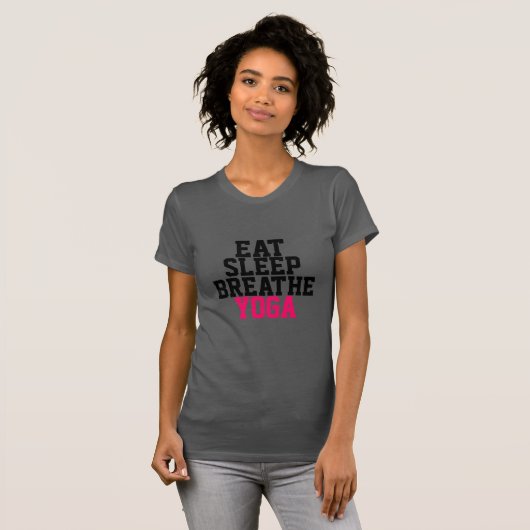 Eat Sleep Breathe Yoga Fruit Racerback Tank (Voorkant volledig)