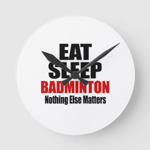 EAT SLEEP BTOEDIENING RONDE KLOK