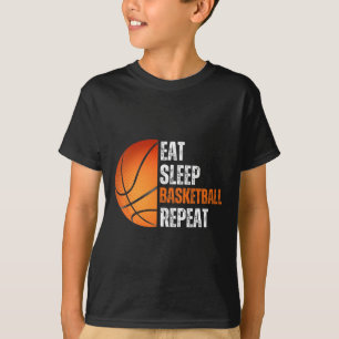 Eat Sleep Bysketbyll Herhaal Gift voor Bysketbyll  T-shirt