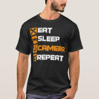 Eat Sleep Camera Herhaal Fotografie Fotograaf