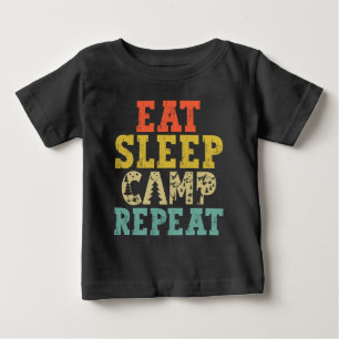 Eat Sleep Camp Herhalen Camping Lover
