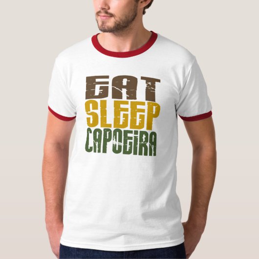 Eat Sleep Capoeira 1.1 T-shirt (Voorkant)