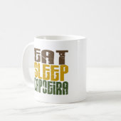 Eat Sleep Capoeira 1 Koffiemok (Voorkant links)