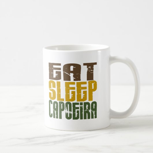 Eat Sleep Capoeira 1 Koffiemok (Rechts)