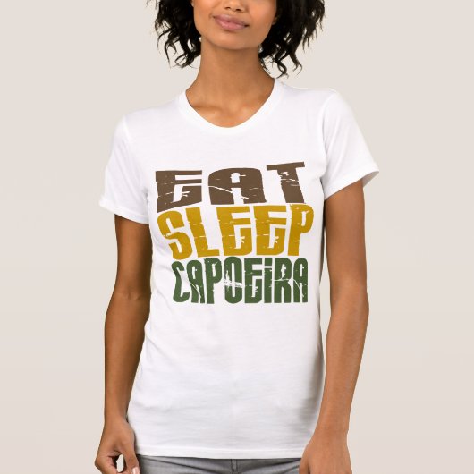 Eat Sleep Capoeira 1 T-shirt (Voorkant)