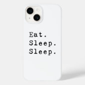 Eat Sleep Case-Mate iPhone Case (Achterkant)