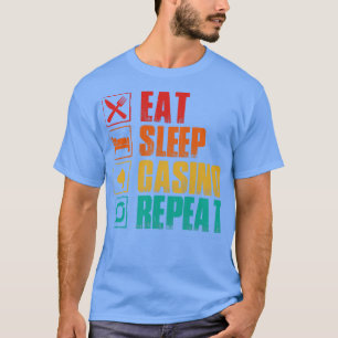 Eat Sleep Casino herhalen T-shirt