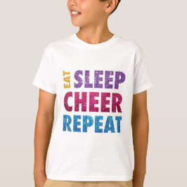 Eat Sleep Cheer Herhalen T-shirt