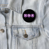 Eat Sleep Cheer Ronde Button 5,7 Cm (In situ)
