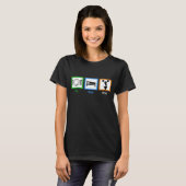 Eat Sleep Cheer T-shirt (Voorkant volledig)