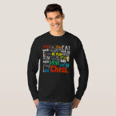 Eat Sleep Chess Player Play Chess Player Pplay Che T-shirt (Voorkant volledig)