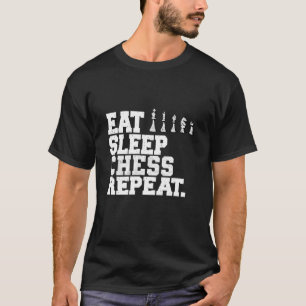 Eat Sleep Chess Repo Chess Player T-shirt