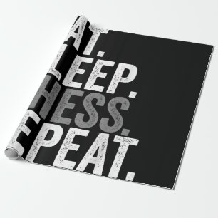 Eat Sleep Chess Repo Player Board Kinder Boy Game Cadeaupapier