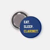 Eat Sleep Clarinet Magneet (Voorkant / Achterkant)