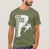 Eat Sleep Climb Repeat T-shirt (Voorkant)
