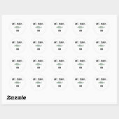 Eat Sleep COD Ronde Sticker (Vel)