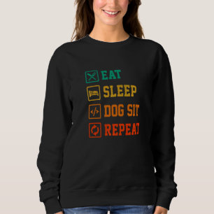 Eat Sleep Code Herhaal Coder Programmer De Softwar Trui